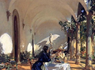 John Singer Sargent Painting - Desayuno en la Logia John Singer Sargent